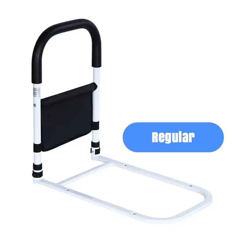 Bed Rails for Elderly Pregnant Adults Safety Bed Assist Rail Bedside Handrail Railing Fall Prevention Guard & Storage Pocket