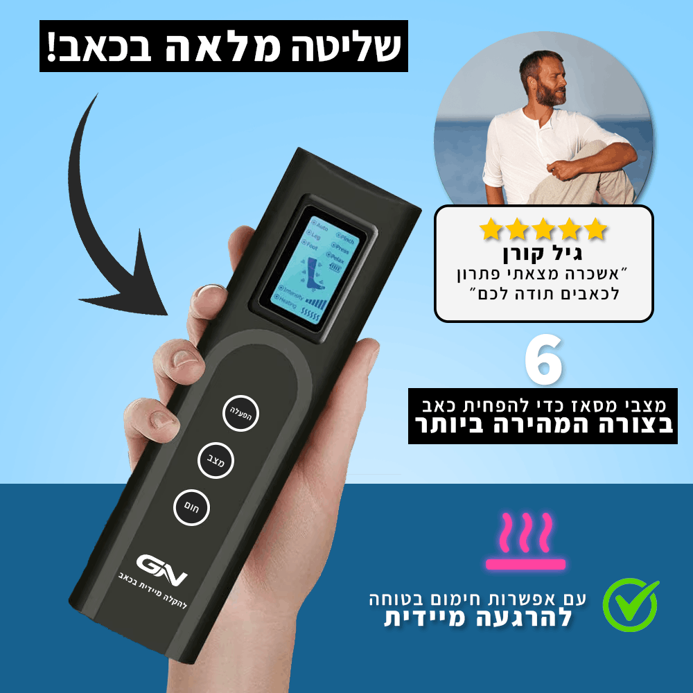 מגפי לחץ להקלה מידית על כאבי רגליים והתאוששות - GANVU™️